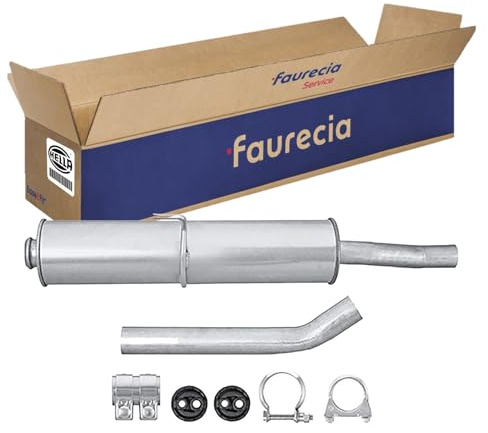 HELLA 8LB 366 020-201 Silencieux avant - Easy2Fit® Kit - avant - à deux pièces - Kit avec pièces d'assemblage - pour p.e. PEUGEOT 806