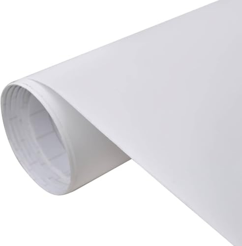 vidaXL Pellicola per Auto Opaca Bianca 100x150 cm