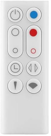 Replacement Remote Control Compatible for Dyson Fan AM09 Hot + Cool Tower Fan Heater Cooler (White)