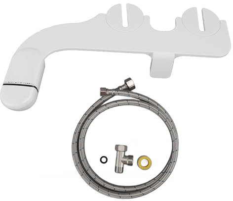 Rociador de Chorro para Inodoro, Accesorio de bidé de Presión de Agua Ajustable para Inodoro, Fácil de Instalar y Operar, Resistente y con Limpieza Eficiente, Limpiador