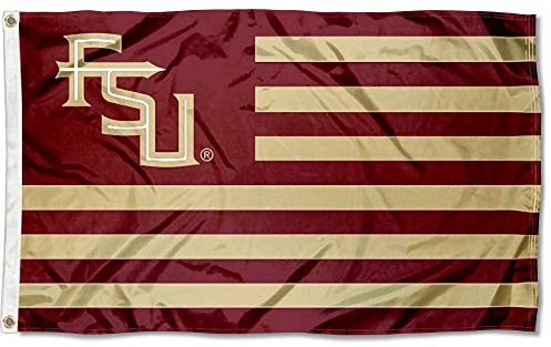 Florida State FSU Noles American USA Stripes Nation Flag