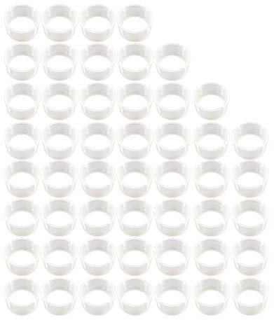 Jzhen Palloncino Arco Connettori,Porta Palloncini Palloncino Morsetto Chiusura Fibbia Anello,50 Pezzi