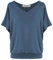 Van Der Rich ® - Tshirt Oversize mit V-Ausschnitt im lässigen Stil - Damen(Denim, XXL)