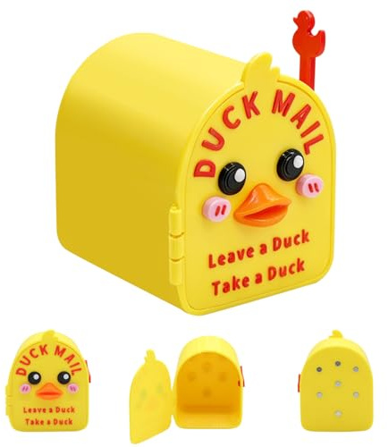 Nuevo Mini buzón magnético de Pato para cruceros, decoración de buzón de Pato para la Puerta del Crucero, Mini buzón de Pared con imanes Divertidos para decoración de Puertas metálicas, Suministros