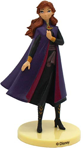 Dekora - Frozen Birthday Decorations, Cake Topper with Anna from Frozen 2, PVC Figure