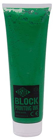 Linolfarbe für Linoldruck | GRÜN | extra feine Pigmente | Künster Qualtität | DIY Linol Druck 250 ml