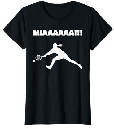 Padel Divertente Silhouette Donna Maglietta