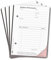 ORGASET Quittungsblock | DIN A6 | 2-fach selbstdurchschreibend | 2x50 Blatt Durchschreibeblock | weiß/rosa | 4 Stk.