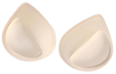 JISADER 2x inserti per cuscinetti per reggiseno per donna, inserti per coppe per bikini, inserti per reggiseno sportivo, 3 cm di spessore