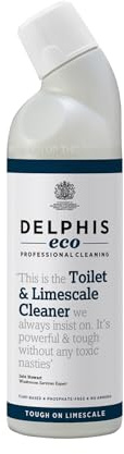 Delphis Eco Toilet & Limescale Cleaner 750ml | Eco Friendly | Toilet Cleaner Limescale Remover | Safe for Septic Tanks | Kills 99.99% of Bacteria