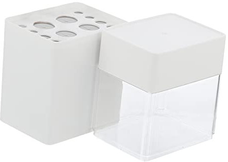 ELAYARD 1pièce Organisateur De Pinceaux De Maquillage Transparent Rangement Pratique Pour Vanity Kit De Pinceaux Et Accessoires Cosmétiques Économise De Espace Comptoir