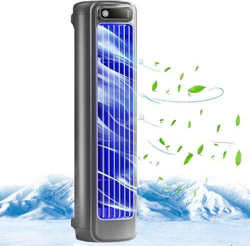 Olygee Cooling Ace (3 hastigheter), 2025 Uppgraderad bärbar luftkonditionering, laddningsbar, for sovrum, kontor, hem.