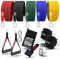 NEOLYMP Premium Resistance Bands Set mit E-Book - Fitnessbänder Expander Set mit 5 Stärken, Türanker, Griffen & Fußschlaufen - Widerstandsbänder Gymnastikband für Ganzkörper-Workout