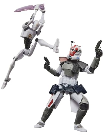 Star Wars The Black Series ARC Trooper (Infiltrator) & Commando Droid (Training), Battlefront II Premium Collectible 15-cm Action Figures