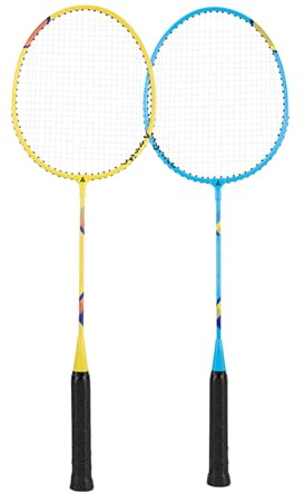 1 paire de raquettes de badminton professionnelles pour enfants, joueurs, sports d'intérieur et d'extérieur, facile à utiliser, double raquette de badminton
