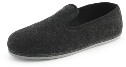Pantoffelmann Niedertreter Chaussons en feutre avec semelle en caoutchouc I Pantoufles confortables en feutre I Pantoufles en feutre respirantes et antidérapantes pour homme et femme I Feutre