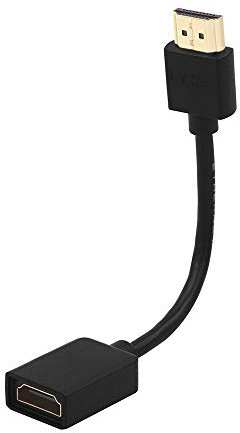 VCELINK Rallonge de Câble HDMI Male Femelle 4K Prolongateur HDMI Mâle Femelle pour TV Stick 14CM