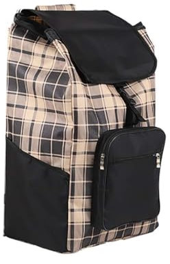 Sac a Courses pour Caddie, Sac de Rechange for Chariot de magasinage Sac de magasinage 45L avec Poche de Rechange for Le Chariot