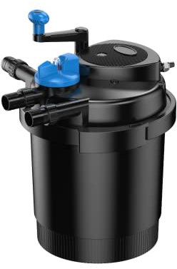 BluGarda BluPressure 6.000-11W UV-c - Filtre à Pression, avec UV-c, Backwash, Purificateur, Filtre de Bassin, Ensemble Complet - 6.000 litres/Heure