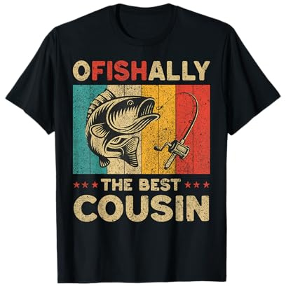 Día del Padre, pesca divertida, ofishally el mejor primo Camiseta