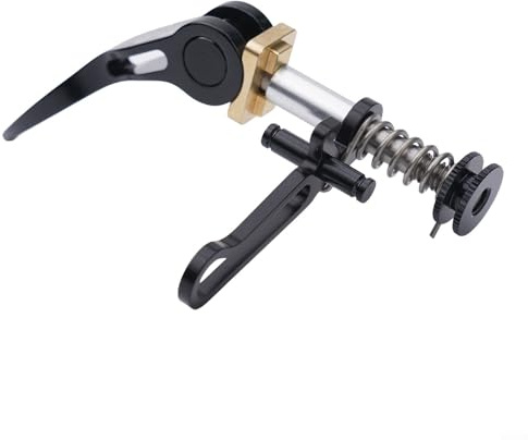Folding Bike Seatpost Clamp, Bike Seatpost Clamp for Brompton Folding Bike Saddle Post Lever, Easy to Install(Black)