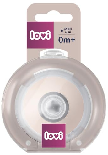 LOVI Mammafeel dynamisk napp, 1 st, säker för amning, 100% silikon, innovativ teknik, så nära mammas bröst, BPA-fri (0 m+)