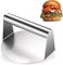 Prensa para hamburguesas de acero inoxidable para deliciosas hamburguesas, prensa profesional para hamburguesas, accesorios de barbacoa para parrilla de tapa plana, hamburguesas, barbacoas, parrilla