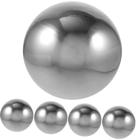 TOYANDONA 5stücke Spiegelkugel-gartenkugeln Aus Edelstahl Für Draußen Reflektierende Hochglanzpolierte Kugeln Nahtlose Hohle Gartenkugeln Für Gärten
