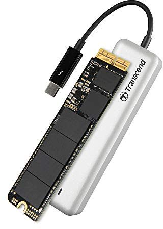 Transcend 960GB JetDrive 825 SSD (with Enclosure) for MacBook Air 11 and 13 (Mid 2013 – 2017), MacBook Pro Retina 13 and 15 (Late 2013 – Mid 2015) Up to 950 MB/s TS960GJDM825