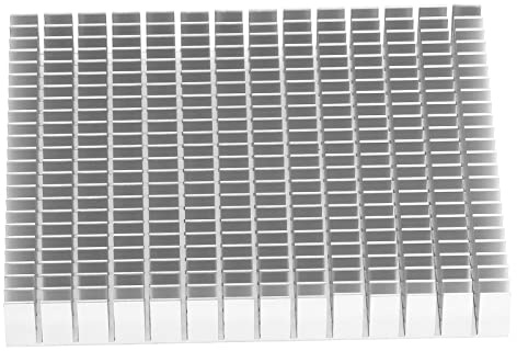 Kylfläns, aluminium kylfläns 150x120x20mm för PCB för CPU(vit)