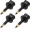 VGOL 4PCS 3.5mm Mini Toslink Adapter Digital Fiber Optic Toslink to 3.5mm Jack Female to 3.5 mm Mini Male Optical Audio Connector Adapter for Audio