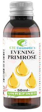 Nachtkerzenöl (Evening Primrose Oil) - 50 ml - Hautpflege - 100% natürlich