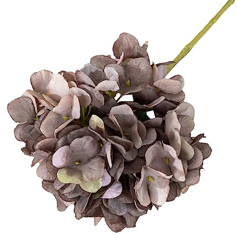 Wambere 6 stycken konstgjorda hortensia-blommor, realistiska enstaka långa stam-silkes hydrangea-blombuketter för gör-det-själv-blomarrangemang, bröllopsfestdekorationer, heminredning, bordstillbehör,