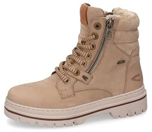 camel active Damen Schnürboot mit warmem Wollfutter Beige, womenswear-38