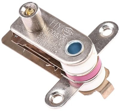 Yilingjc Paquete de 2 interruptores eléctricos multifuncionales de 10 A, interruptor de contacto para olla arrocera, textura de metal, para reparaciones profesionales de cocina