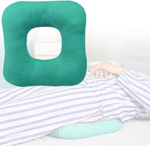 DSAoTeng Cuscino Anti-Piaghe da Decubito - Morbido Cuscino a Ciambella per Alleviare la Pressione Traspirante Cuscini per Sedile Sciatica Pad Anti-Decubito per Anziani Donne Incinte Post-Intervento