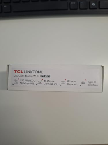 Router Inalámbrico 4G TCL Linkzone MW45L 150Mbps- 2.4GHz- WiFi 802.11b-g-n