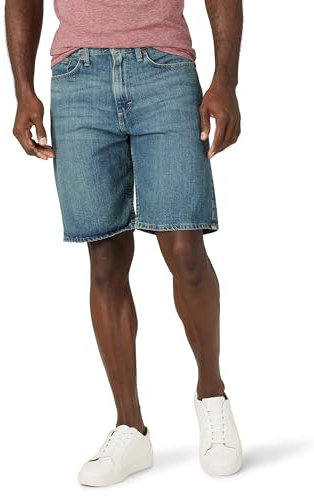 Wrangler Authentics Jeans Corti da Uomo Classici con Cinque Tasche dalla vestibilità Comoda, Marittimo, 56