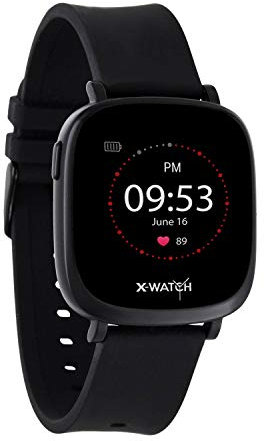 X-WATCH 54040 IVE XW FIT Fitness Uhr – Fitness-Coach – Schrittzähler - Schlafanalyse – Workout- & Pulstracker – Kalorientracker f. Android & iOS