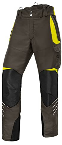 KÜBLER Workwear Skog skärskyddsbyxor PSA 3, Oliv/kingelb