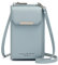 REETEE Handytasche zum Umhängen Damen Handy Umhängetasche mit Geldbörse PU Leder Handy Schultertasche Damen Geldbeutel Klein Crossbody Tasche Handy mit Kartenfächer Passt Handy unter 6,5 (Blau)