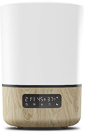 Maxi-Cosi Humidificateur Breathe de, Humidificateur intelligent pour bébé, avec brume et huille pour bébé, partie de la gamme Connected Home de Maxi-Cosi - Compatible avec Alexa et Google Assistant