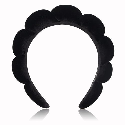 DRESHOW Bandeau Spa en Tissu Éponge pour le Lavage du Visage, Maquillage et Soin de la Peau pour Femmes