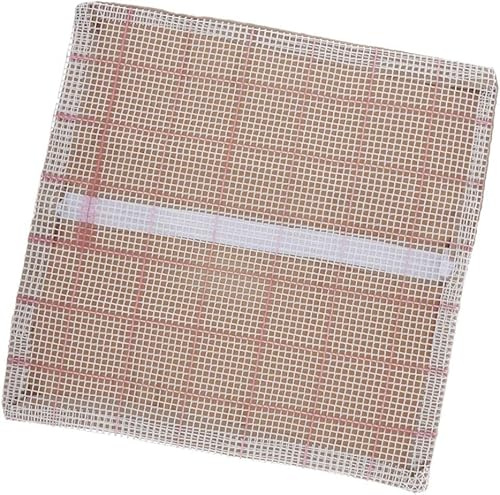 RuanHongYi Latch Hook Cushion Cover,Latch Hook Mesh Mat,Blank Rug Canvas Mesh,for DIY Embroidery