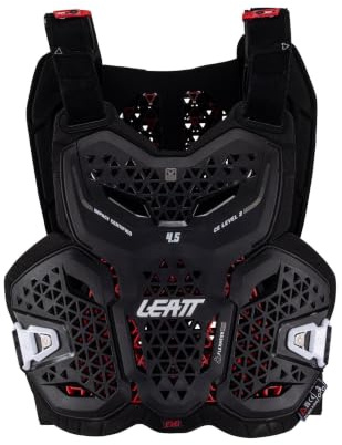 LEATT Pettorina Protector 4.5 Evo - Nero - S/m 160-172cm