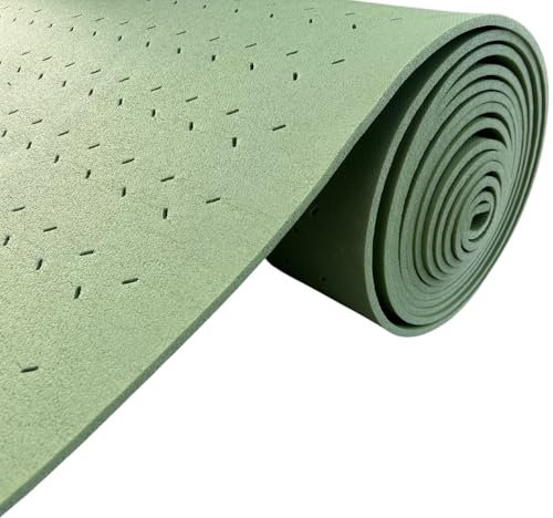 Artificial Grass Underlayment - 1metre x 5metre Roll - 10mm Thickness - Hole Drainage System - Excellent Underfoot Comfort - Shock-pad Underlay - Ideal for Decking or Concrete