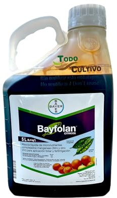 Abono foliar especial cítricos 5 litros. Bayfolan citricos. Abono de máxima calidad y resultados notables.