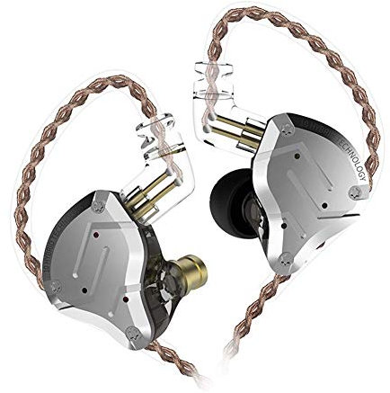 KINBOOFI KZ ZS10 Pro - Auriculares con Monitor de oído, in Ear Monitor HiFi KZ con Controladores 4BA y 1DD, KZ Mejorado ZS10 Pro con Cable Desmontable de 0,75 mm 2 Pines 6N OFC (Negro sin micrófono)