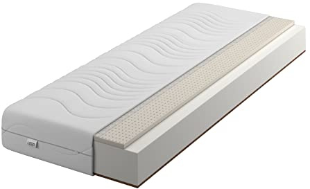 IZER Matratze Latex Atmungsaktiv 160x200 kokosmatte Silver 16 cm schaummatratze H2 H4 Bett Matratzen 2 in 1