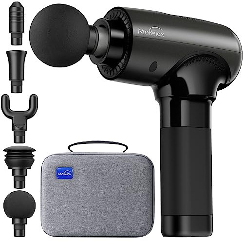 Pistola Massaggio Muscolare,Massage Gun Pistola Massaggiant Tessuto Profondo con 12mm Ampiezza Elettrico Massaggiatore Aggiornato con 2600 mAh Batteria, Usato per Rilassare i Muscoli